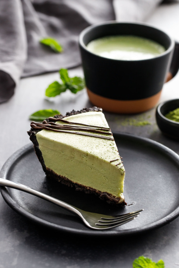 Matcha Mint Ice Cream Pie Recipe