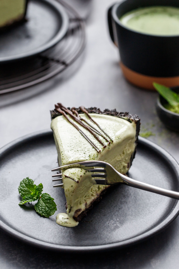 Matcha Mint Ice Cream Pie Recipe