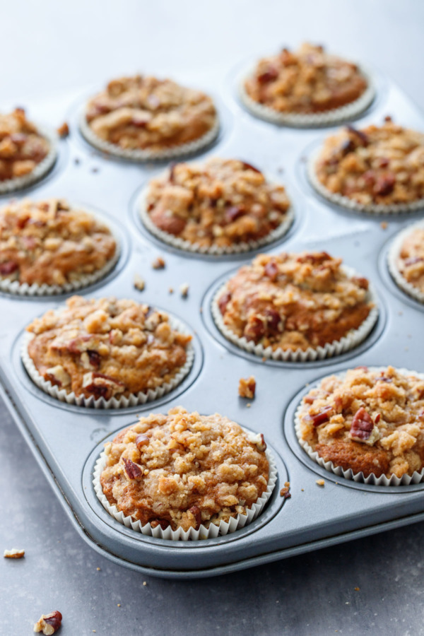 Get the Recipe: Banana Pecan Crumb Muffins