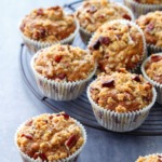 Banana Nut Muffin Recipe with Crumb Topping