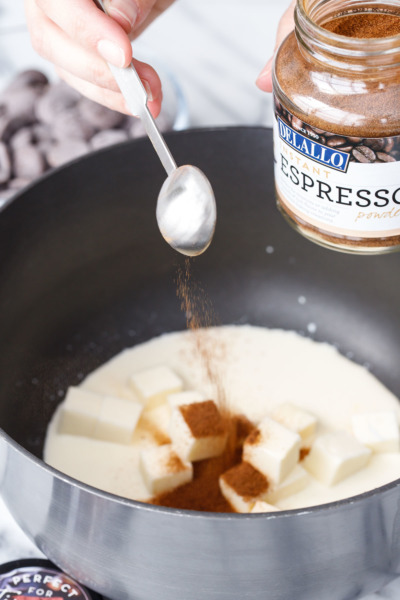 Instant espresso powder makes these ultra-chocolatey brownies even more intensely chocolate.