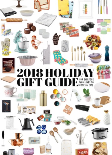 2018 Holiday Gift Guide for everyone who loves to cook and eat!