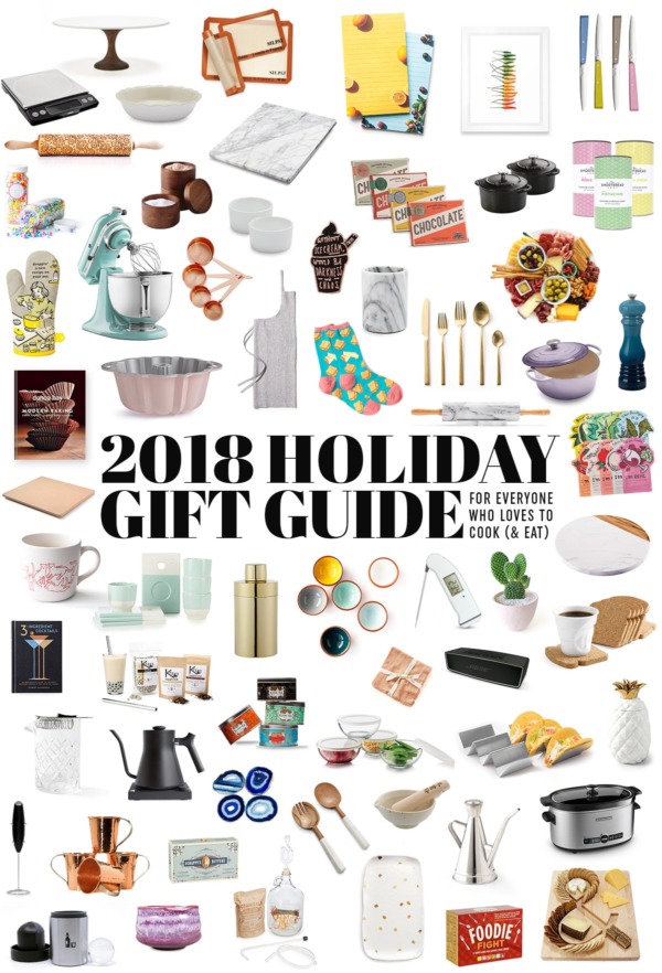 2018 Holiday Gift Guide for everyone who loves to cook and eat!