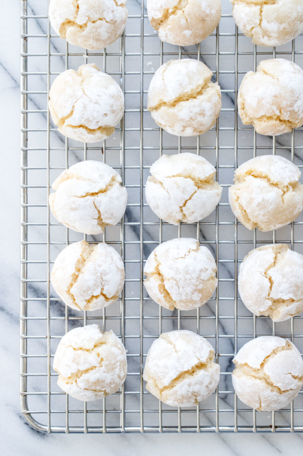 Amaretti : biscuits italiens (3 étapes)