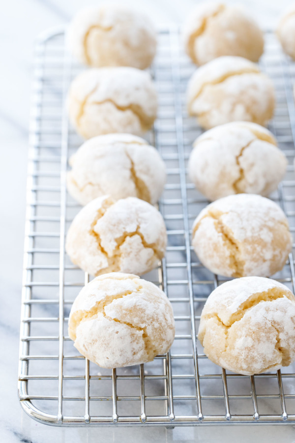 Recipe for Amaretti Morbidi, or Soft Amaretti Cookie