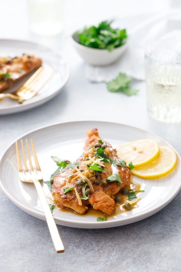 Quick and Easy Chicken Picatta Recipe with Preserved Lemons and Capers
