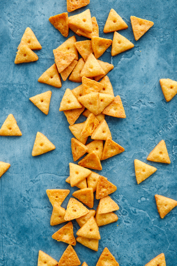 Homemade snack food: Cheez-it crackers!