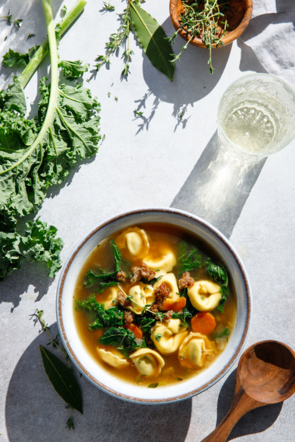 Tortellini, Sausage and Kale Soup Recipe