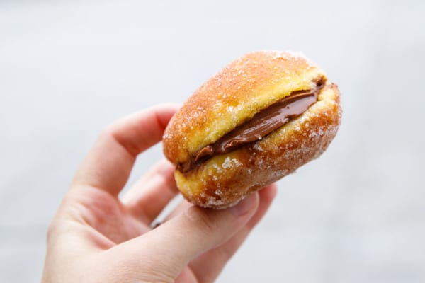 Bola de Berlim / Berlin Ball pastry in Porto, Portugal