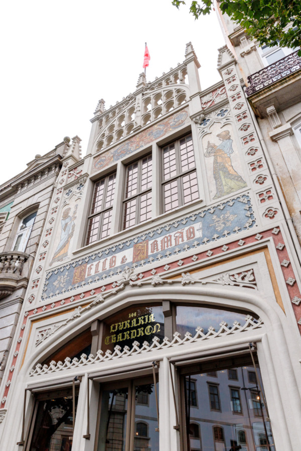 The famous Livraria Lello bookstore in Porto, Portugal