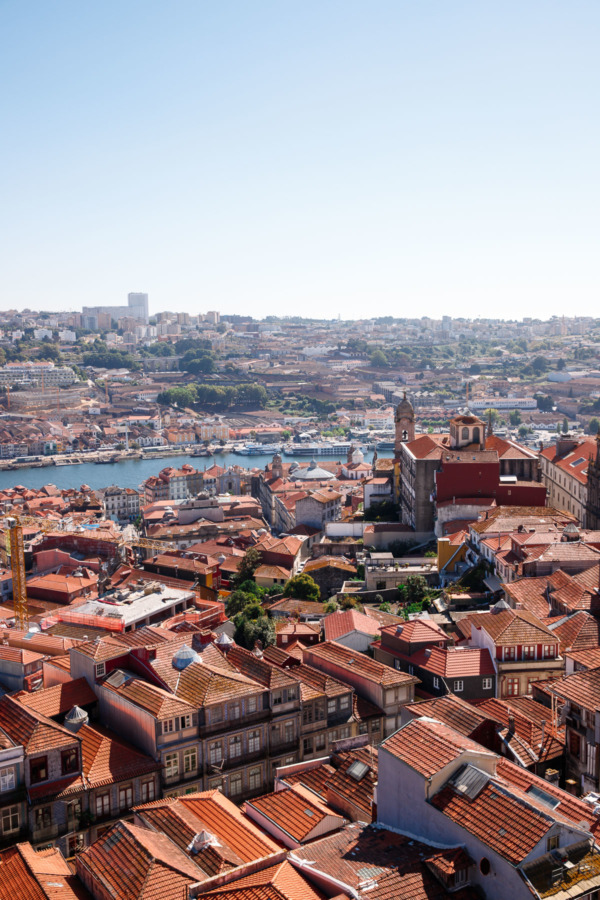 The best view of Porto is at the top of the Clérigos Tower