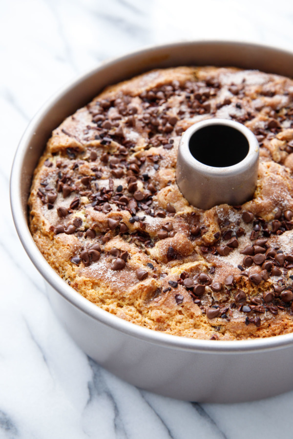 Sour Cream Chocolate Chip Coffee Cake Recipe