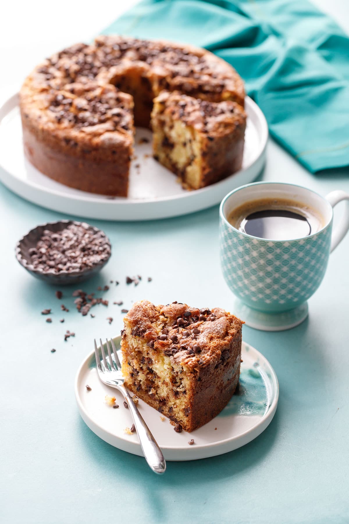 Sour Cream Chocolate Chip Coffee Cake Love and Olive Oil