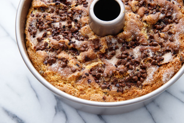 Sour Cream Chocolate Chip Coffee Cake