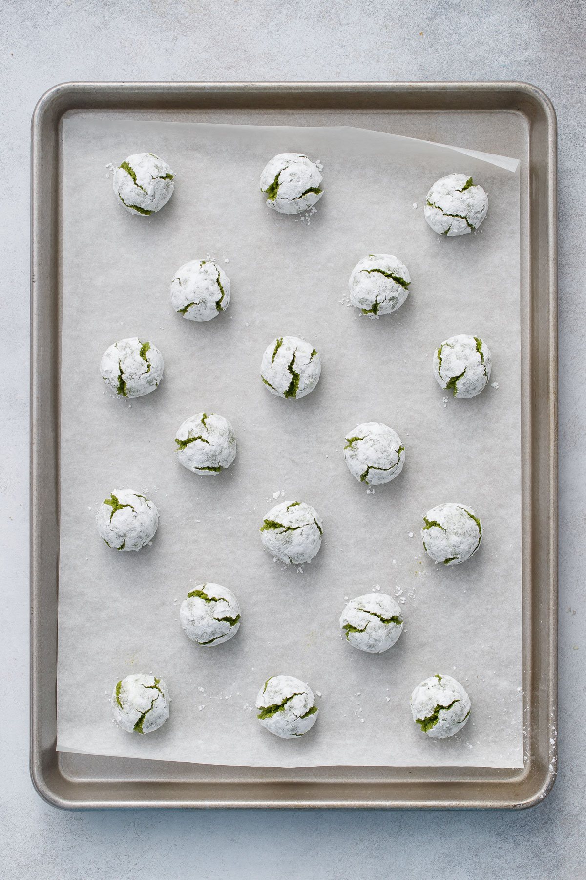 Matcha Amaretti Cookies | Love and Olive Oil