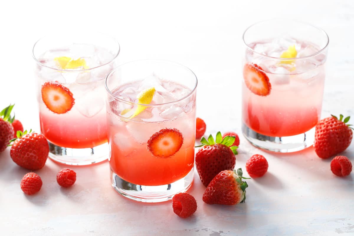 Fruit & Vinegar Shrub Mocktails