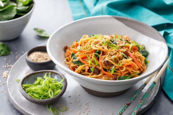 Sesame Stir Fry Noodles