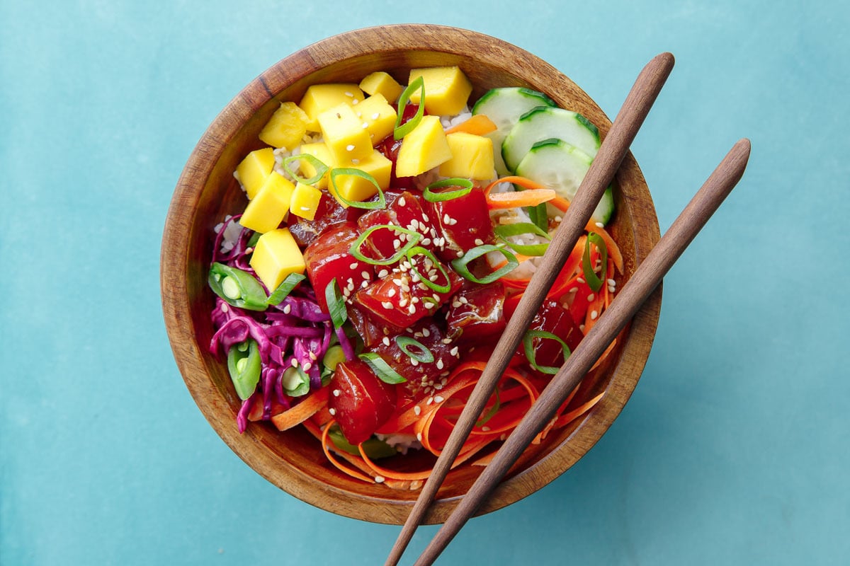 Ahi Tuna Poke Bowl Of all recipes I've ever posted - this is the