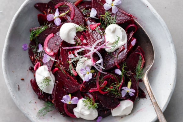 Cumin-Spiced Beet Salad with Yogurt and Preserved Lemon