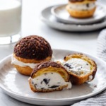 Cookies 'n Cream Puff Ice Cream Sandwiches