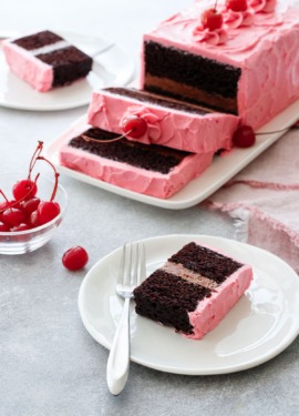 Chocolate Maraschino Layer Cake