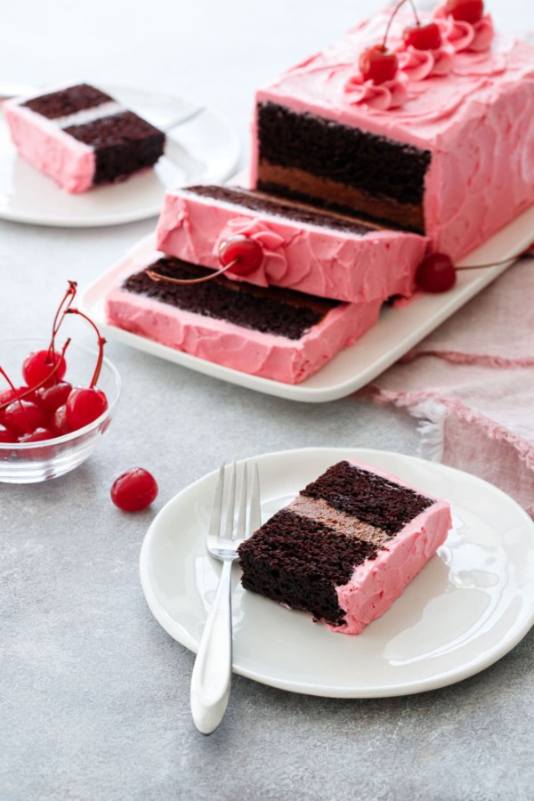 Chocolate Maraschino Layer Cake