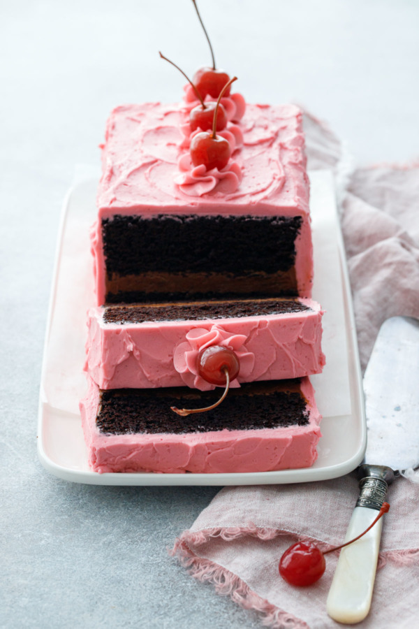 Chocolate Maraschino Layer Cake