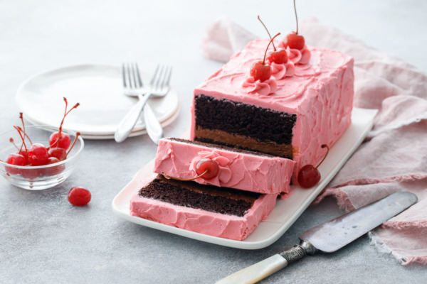 Chocolate Maraschino Layer Cake