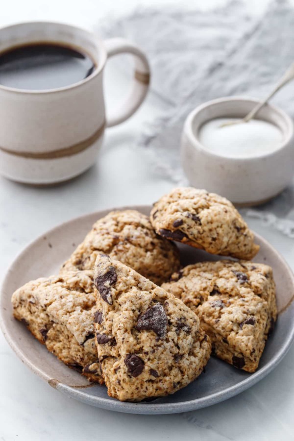 Espresso Chocolate Chip Cream Scones Recipe