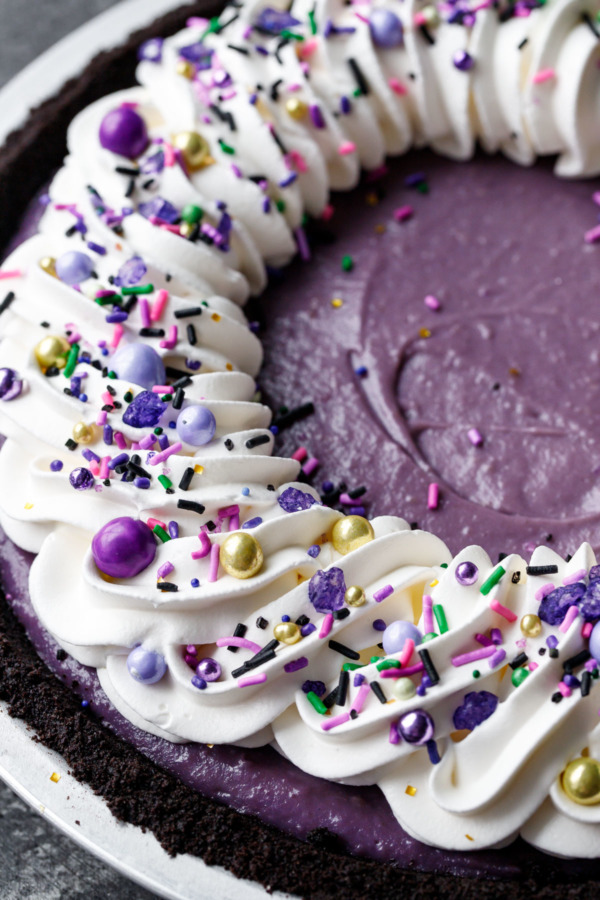 Ube and Coconut Cream Pie