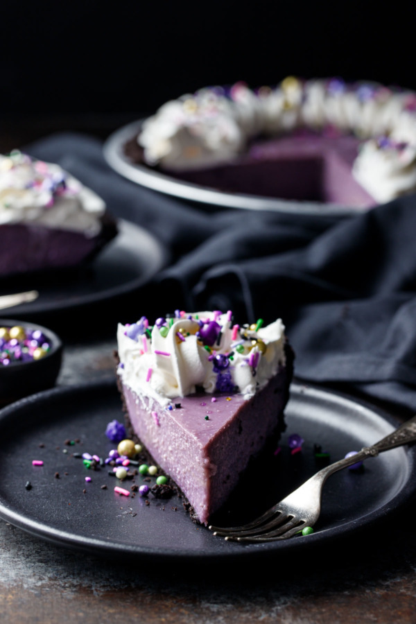 Ube and Coconut Cream Pie