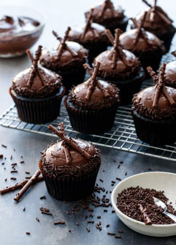 Ultimate Chocolate Cupcakes with Chocolate Fudge Frosting Recipe