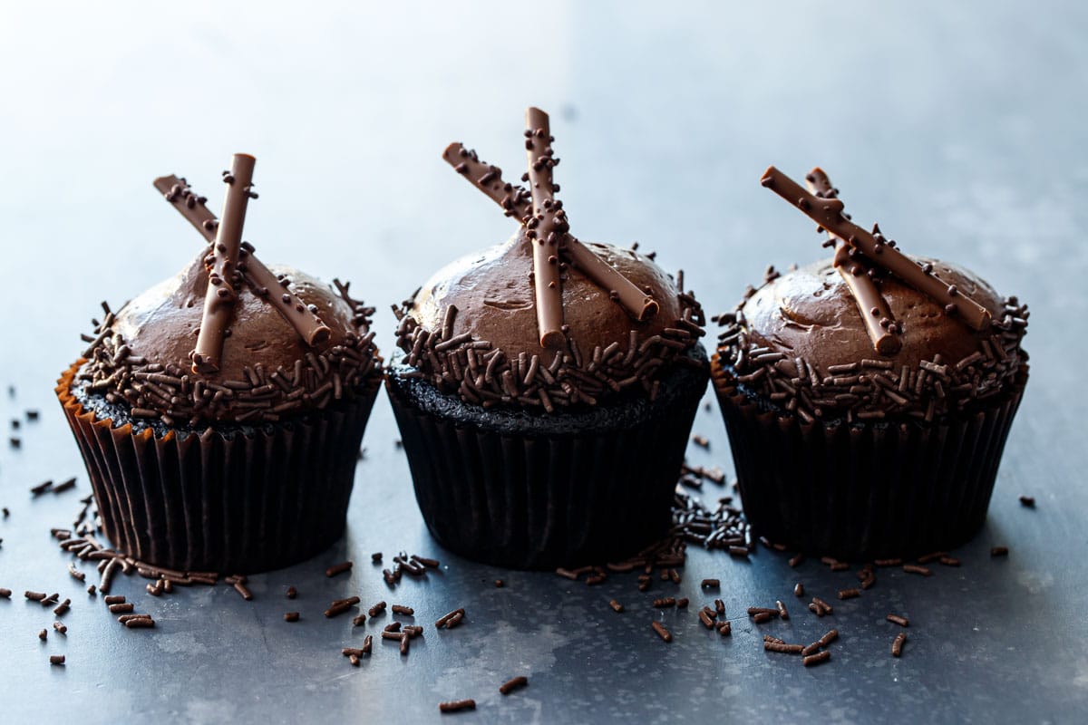 Ultimate Chocolate Cupcakes with Chocolate Cloud Frosting