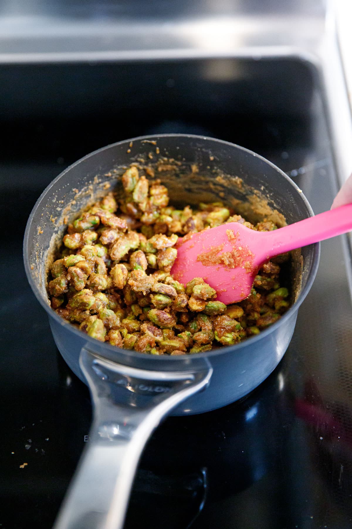 Sweet & Spicy Candied Pistachios Love and Olive Oil
