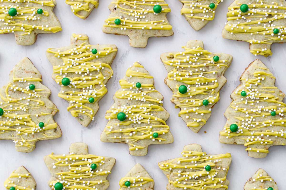 Pistachio Cutout Sugar Cookies