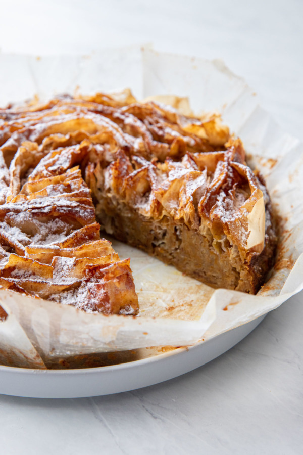 Pumpkin Ruffled Milk Pie