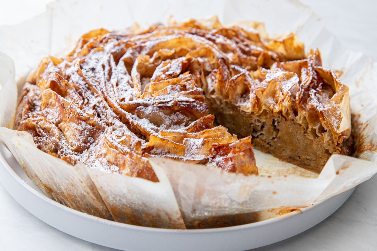 Pumpkin Ruffled Milk Pie