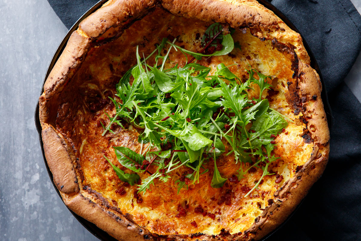 Savory Chorizo & Manchego Dutch Baby