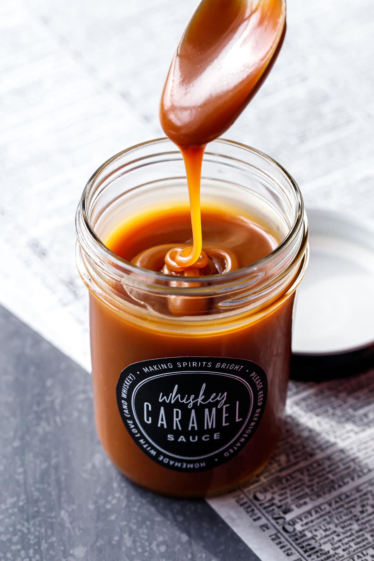 Homemade French Salted Butter Caramel Sauce - 3 Ingredients