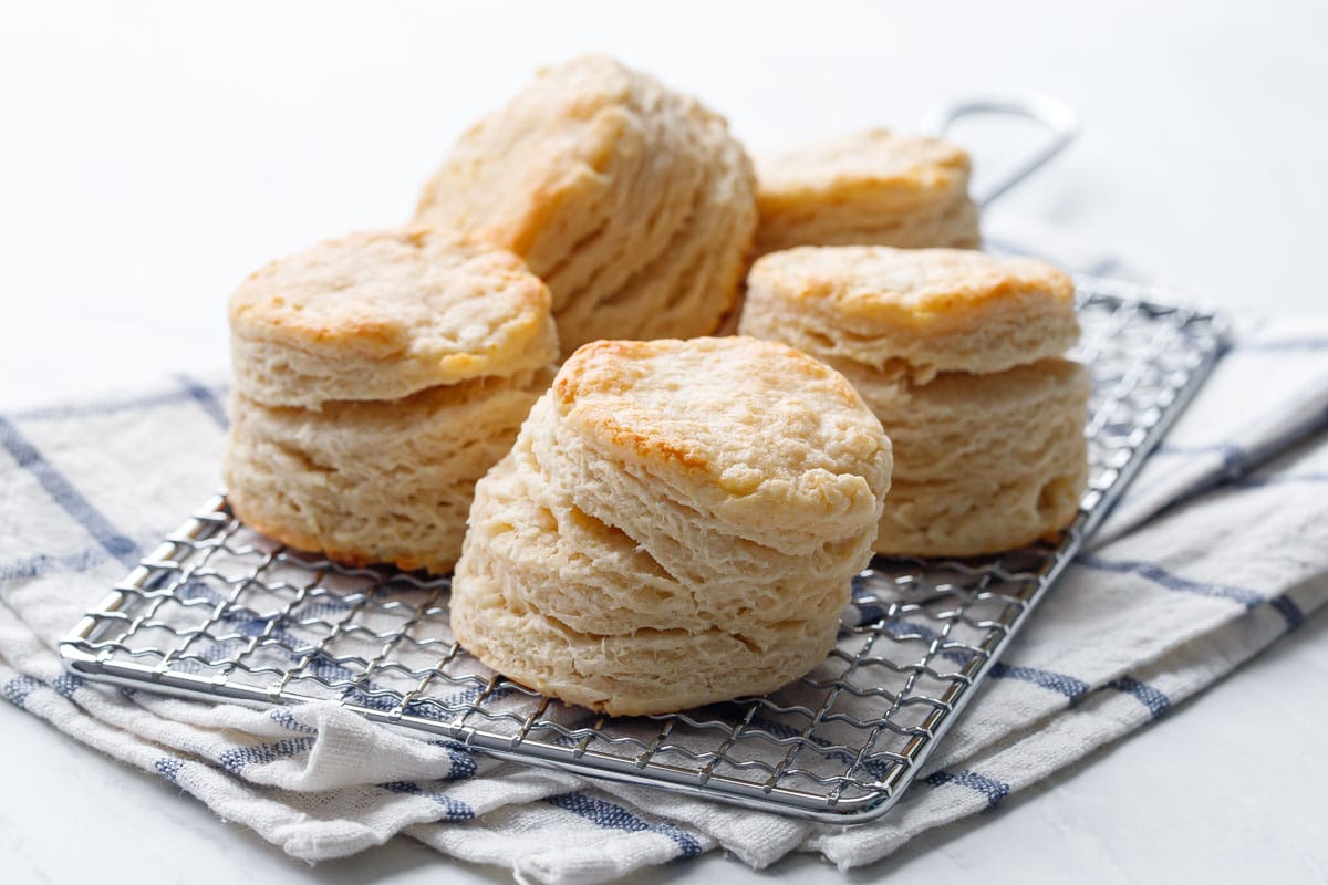 Flaky Sourdough Biscuits