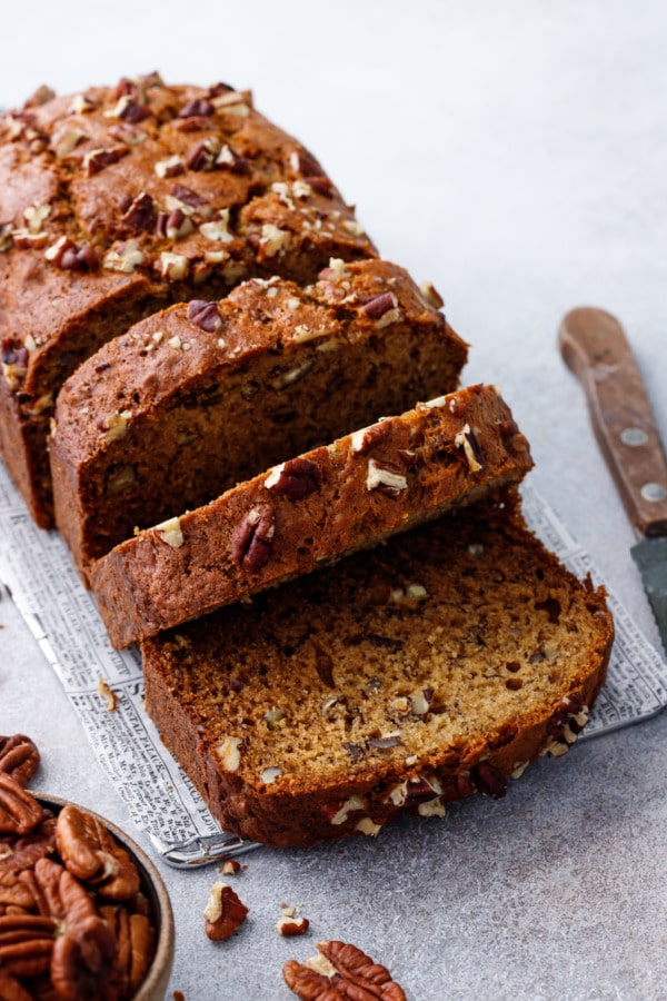 Bananas Foster Banana Bread