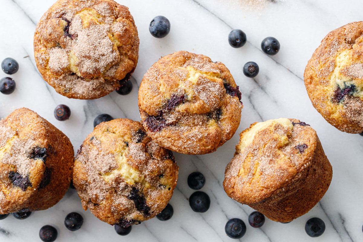 Blueberry Coffee Cake Muffins