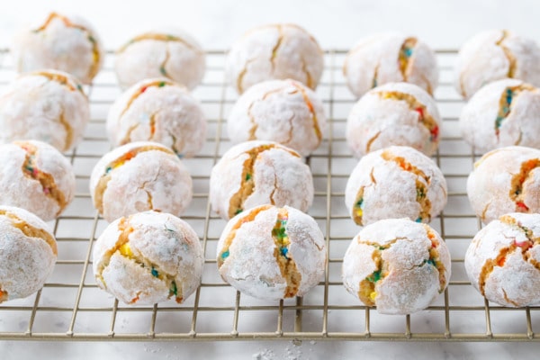 Confetti Amaretti Cookies