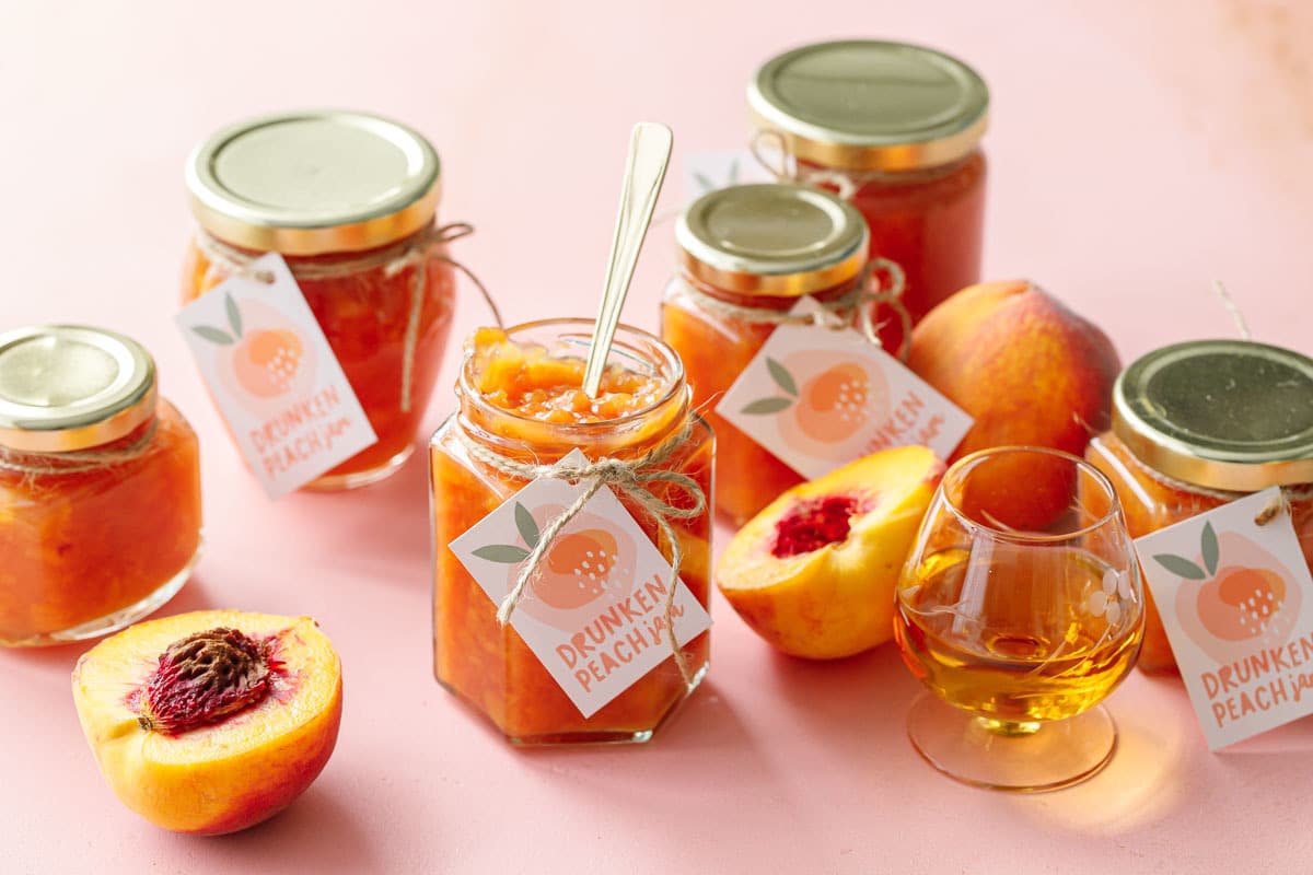 Drunken Peach Jam