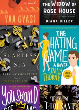 Collage of six book covers recommended in the post