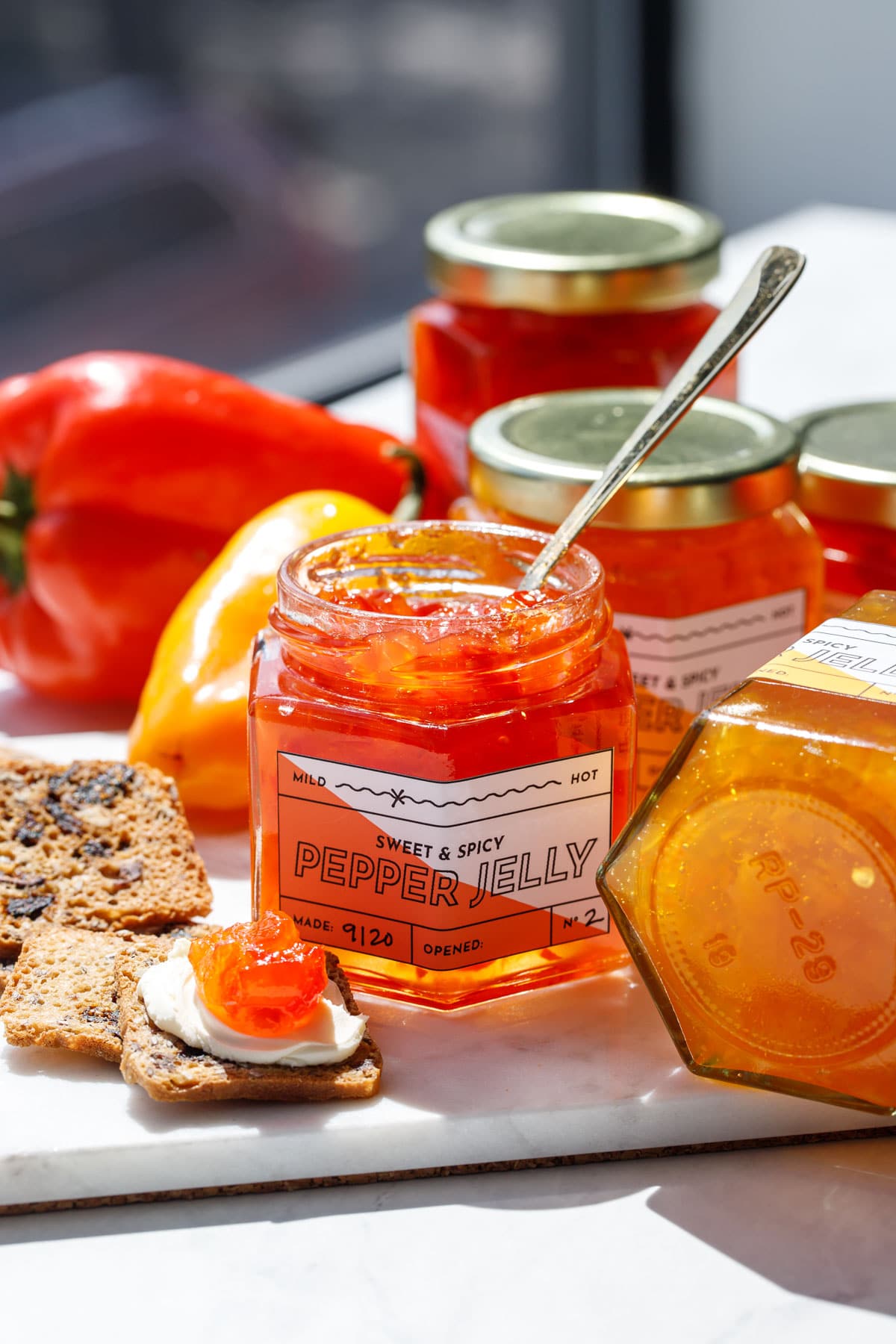 Sweet & Spicy Pepper Jelly Love and Olive Oil