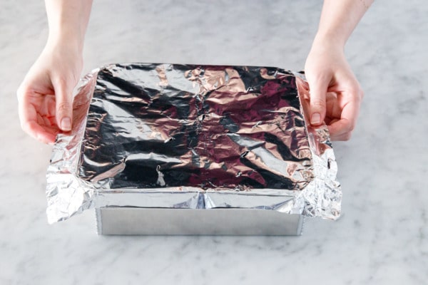Cover the pan with foil with a few holes poked in the top