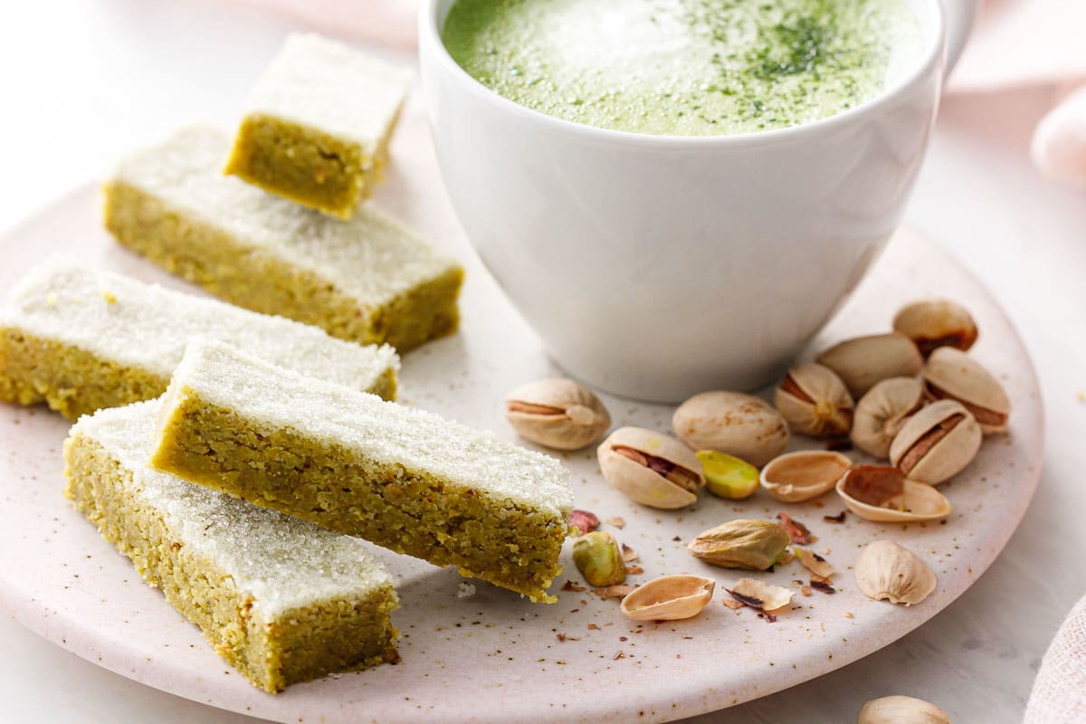 Matcha Pistachio Shortbread