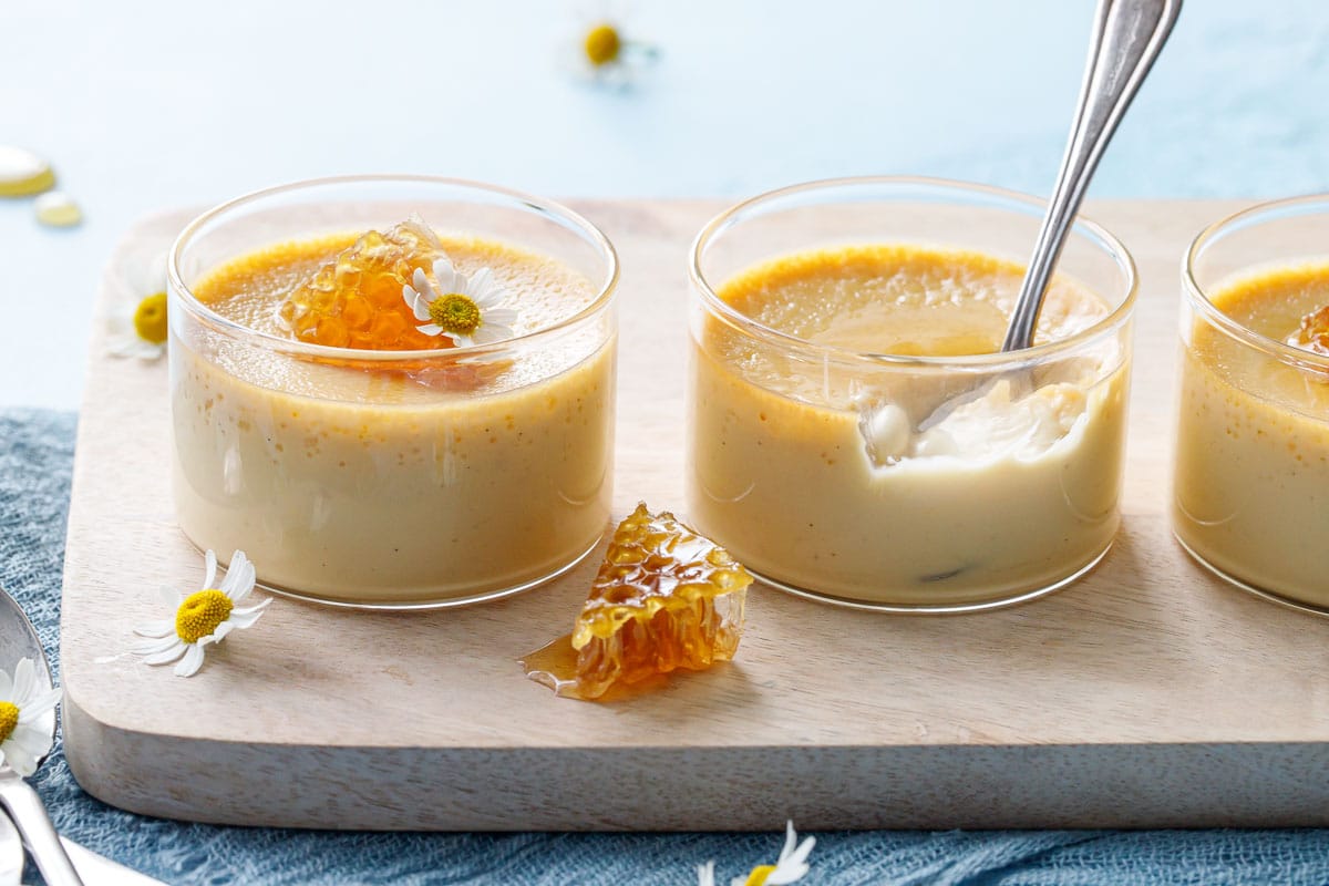 Honey Vanilla Pots de Crème Love and Olive Oil