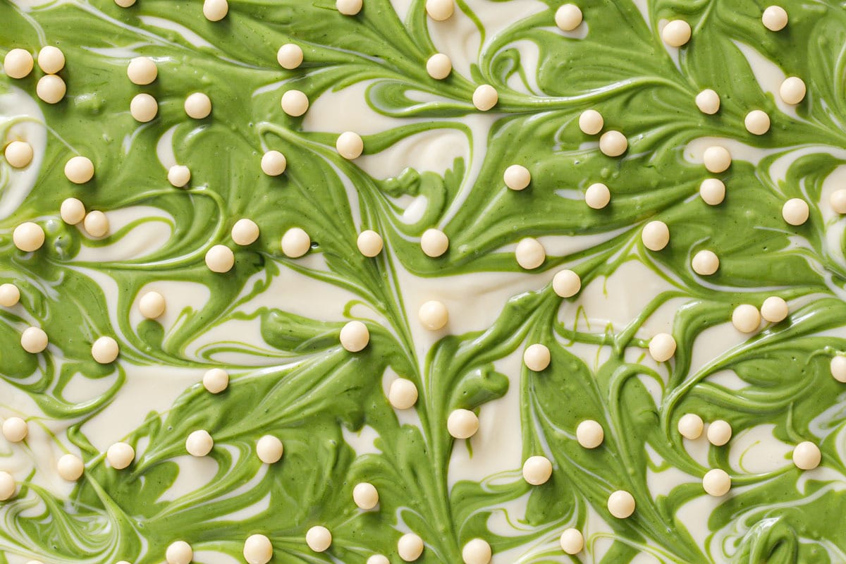 Matcha White Chocolate Crunch Bark